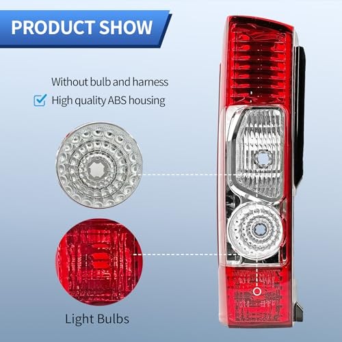 Replacement Driver Side Tail Light Without Circuit for RAM Driver (LH) Side