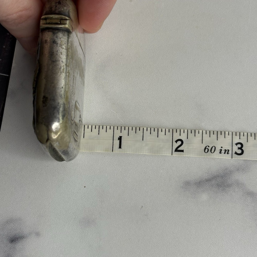 Vintage Gorham Silverplate Three Drunk Man Match Safe