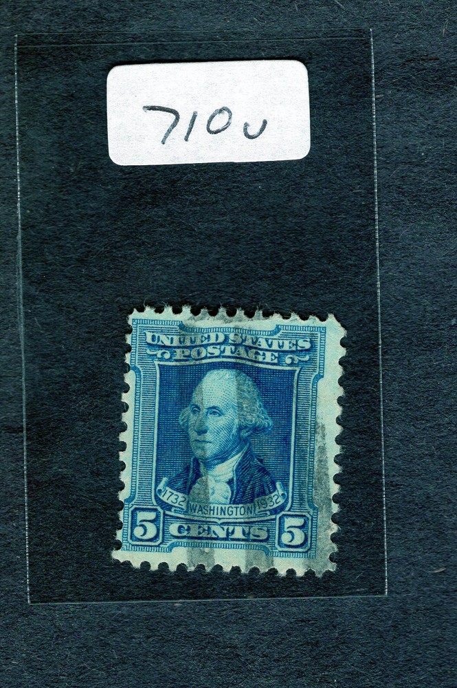 1932 Stamp #710 Washington at 63 Used