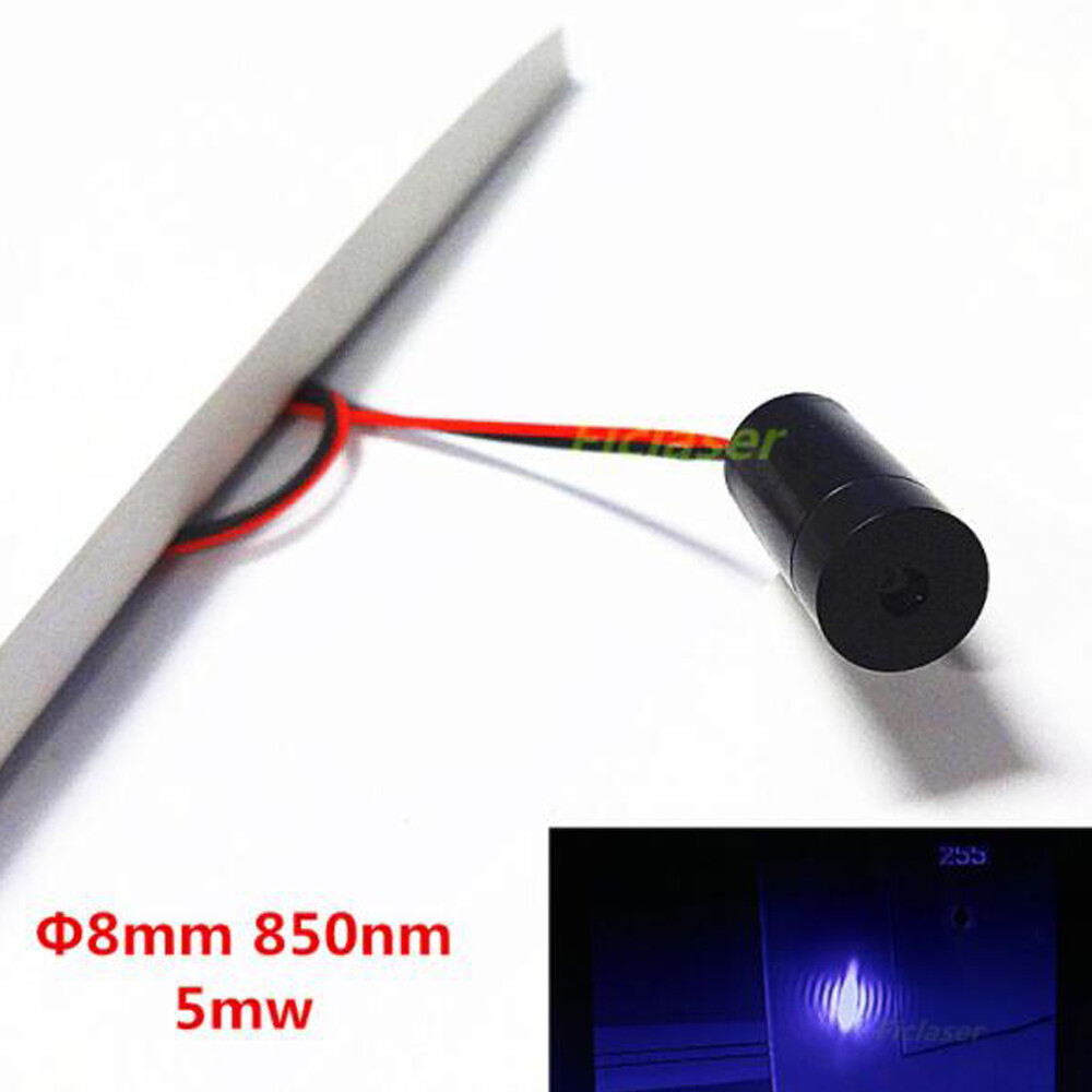 850nm 5mw Dot Infrared Laser Module 8mm Infrared Positioning Detector Sensor