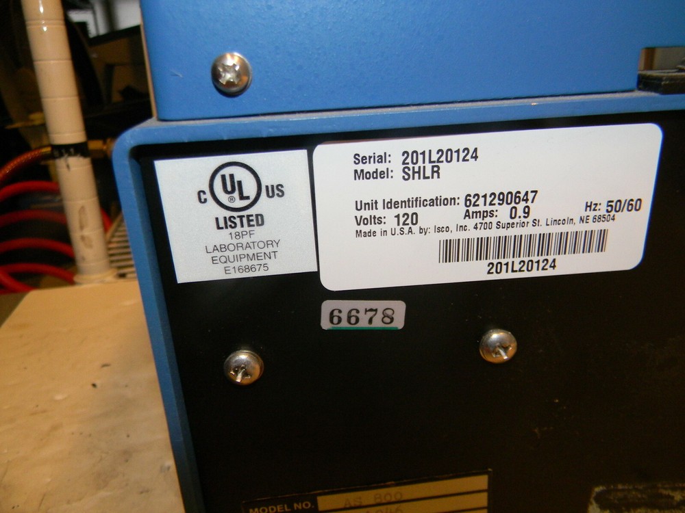 Sievers TOC 800AS Autosampler, Missing a Few Sample Holders, Sold As Is