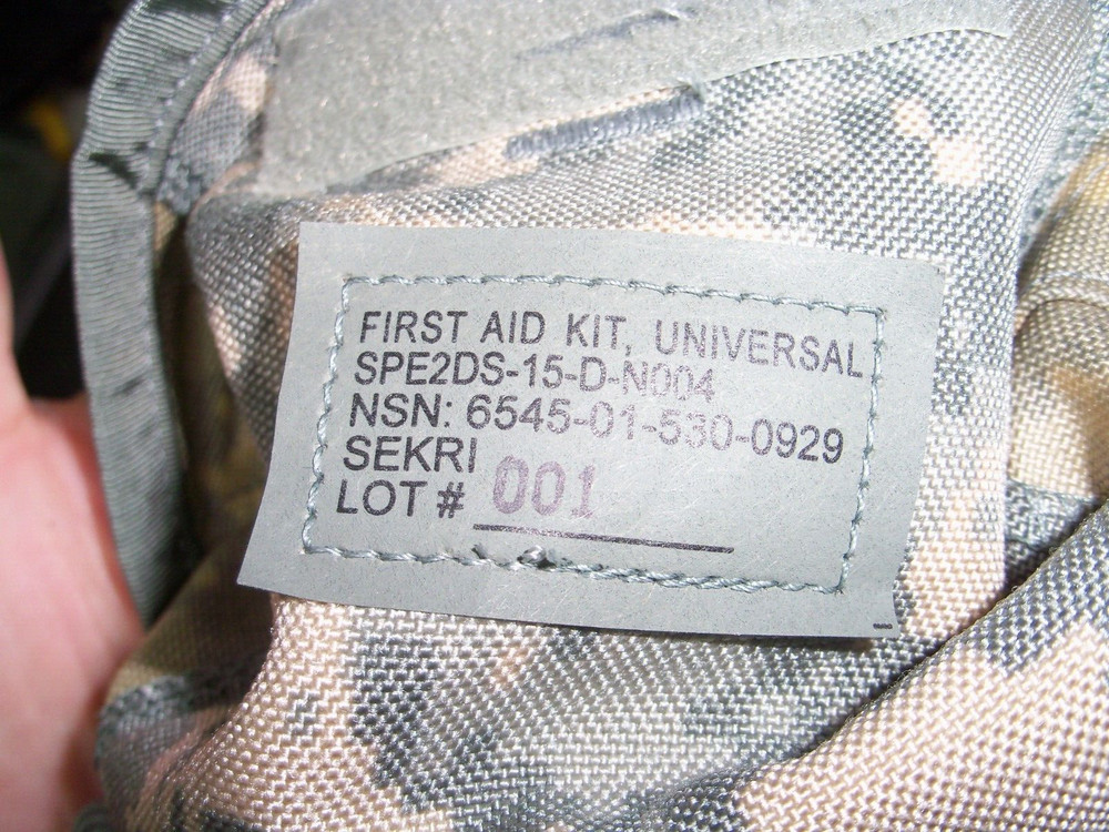 IMPROVED MILITARY FIRST AID KIT (EMPTY WITH INSERT)