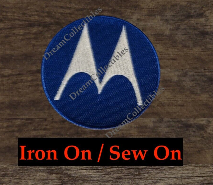 Cubs Motorola Patch Chicago Cubs Baseball Jersey Ad Patch Advertising Patch BLUE