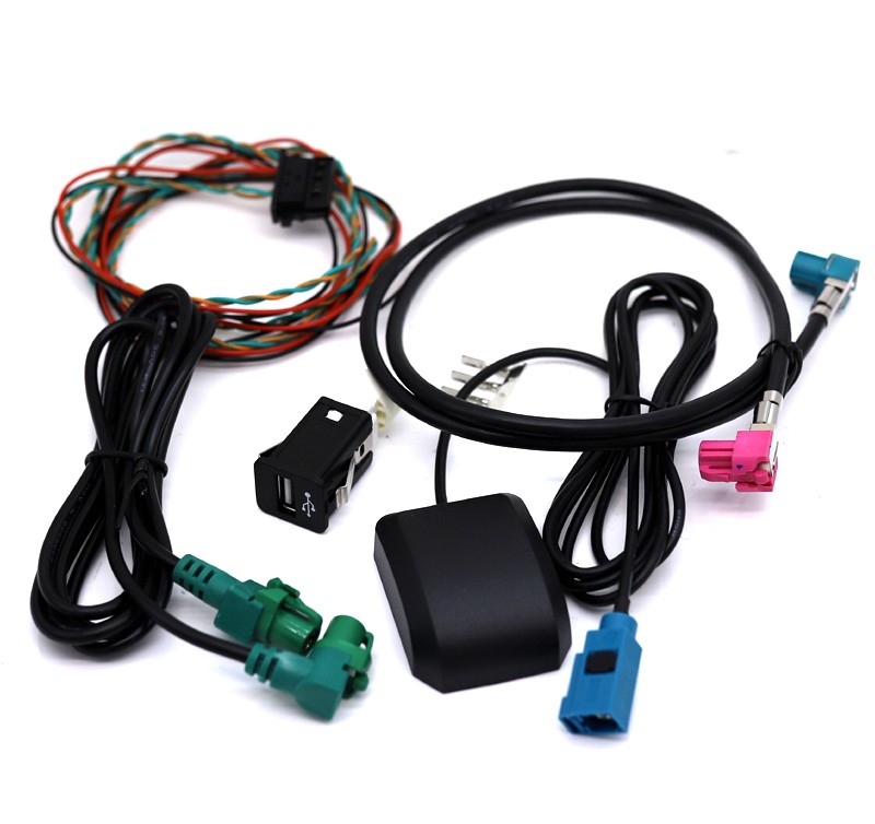 Retrofit CIC Navigation SAT NAV COMBOX cable CID kit For BMW E60 E61 E63 M5 M6 6