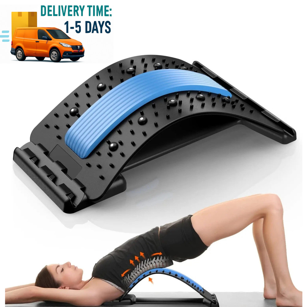 Back Stretcher for Lower Back Pain Relief, Back Cracking Device, Multi-Level