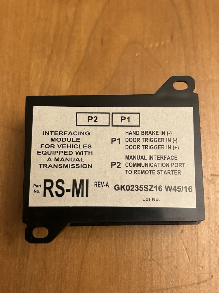Astroflex RS-MI Manual Transmission Interface Module, AstroStart