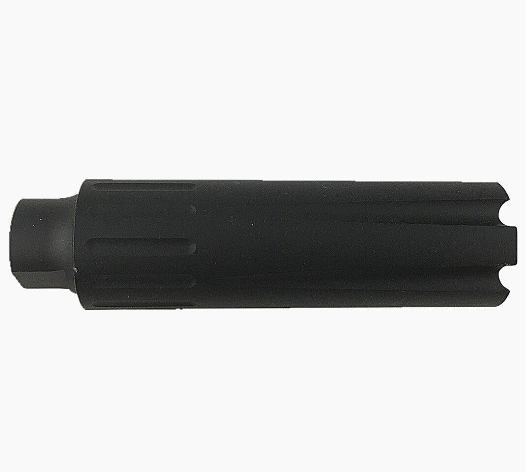 Black Color Low Concussion Muzzle Brake Compensator 1/2''x28 Thread For .17HMR