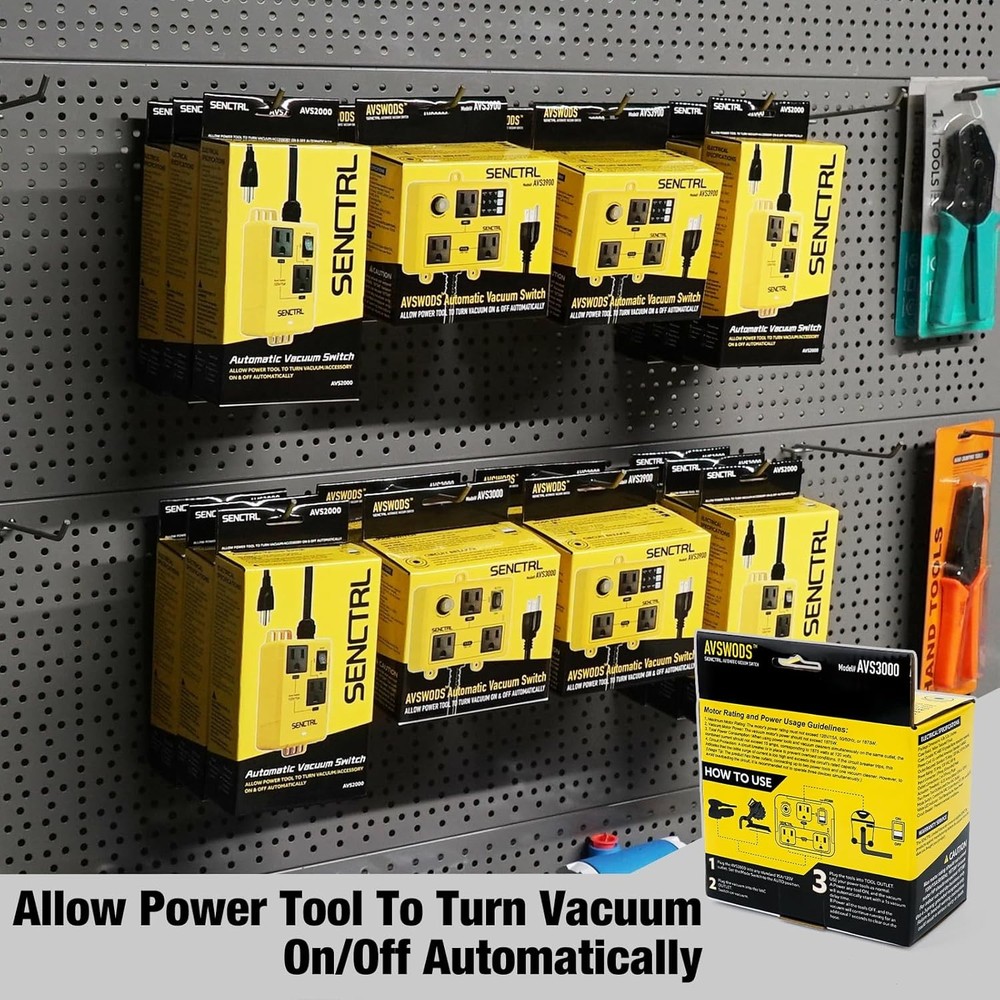 Automatic Vacuum Switch for Power Tools to Turn Dust Collector