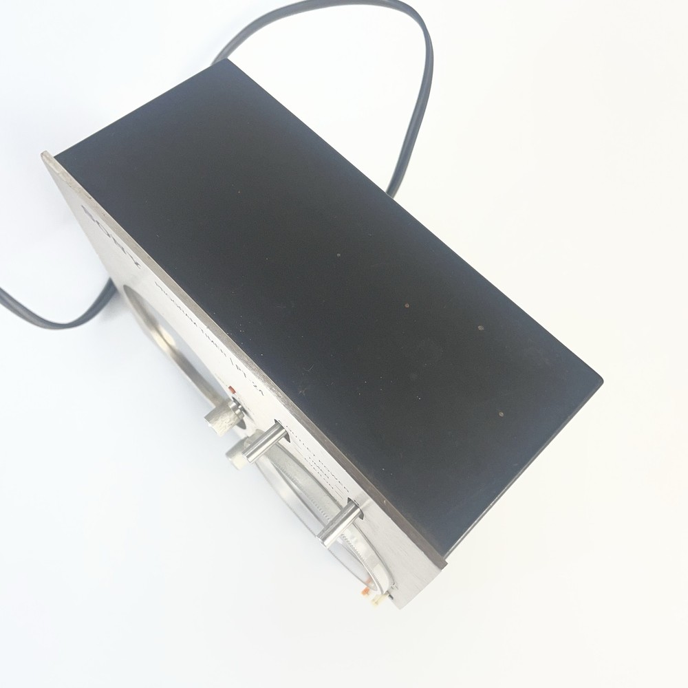 Sony PT-24 Vintage Program Timer 1970s Analog Clock Audio Accessory Silver GOOD
