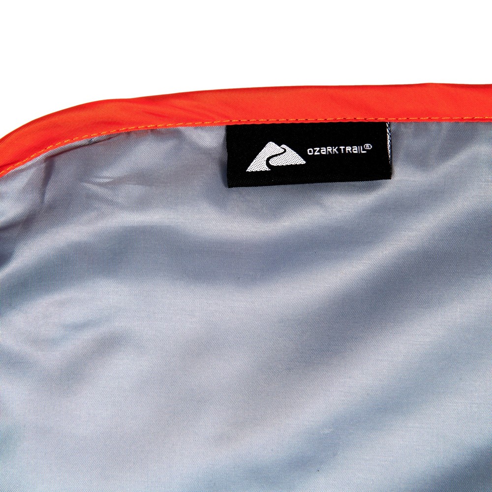 Packable Blanket Gray 70" x 60" Lightweight W/ Stuff Sack