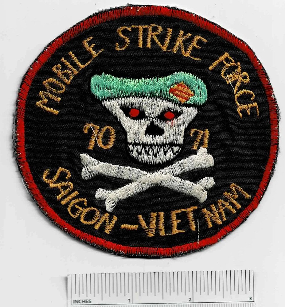 Vietnam War MOBILE STRIKE Force Saigon 1970 1971 Special Forces Ops Recon Patch