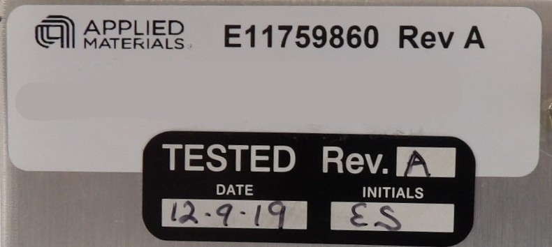 AMAT Applied Materials E11759860 Accel Controller Working