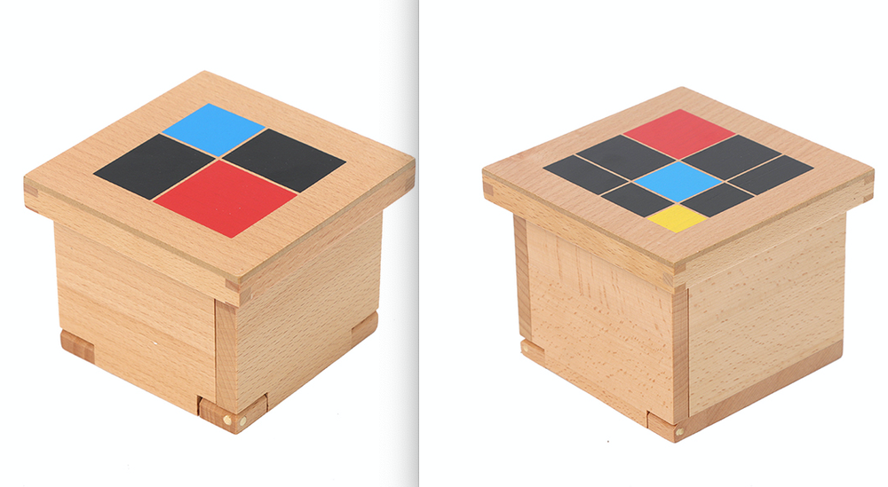 Montessori Trinomial & Binomial Cube Set for Sensorial Development