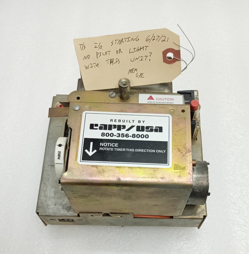 CAPP USA 31931 BURNER CONTROL PROGRAMMER