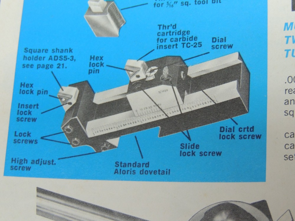 Aloris CXA 25 Micro-Adjust Slide Turning Holder