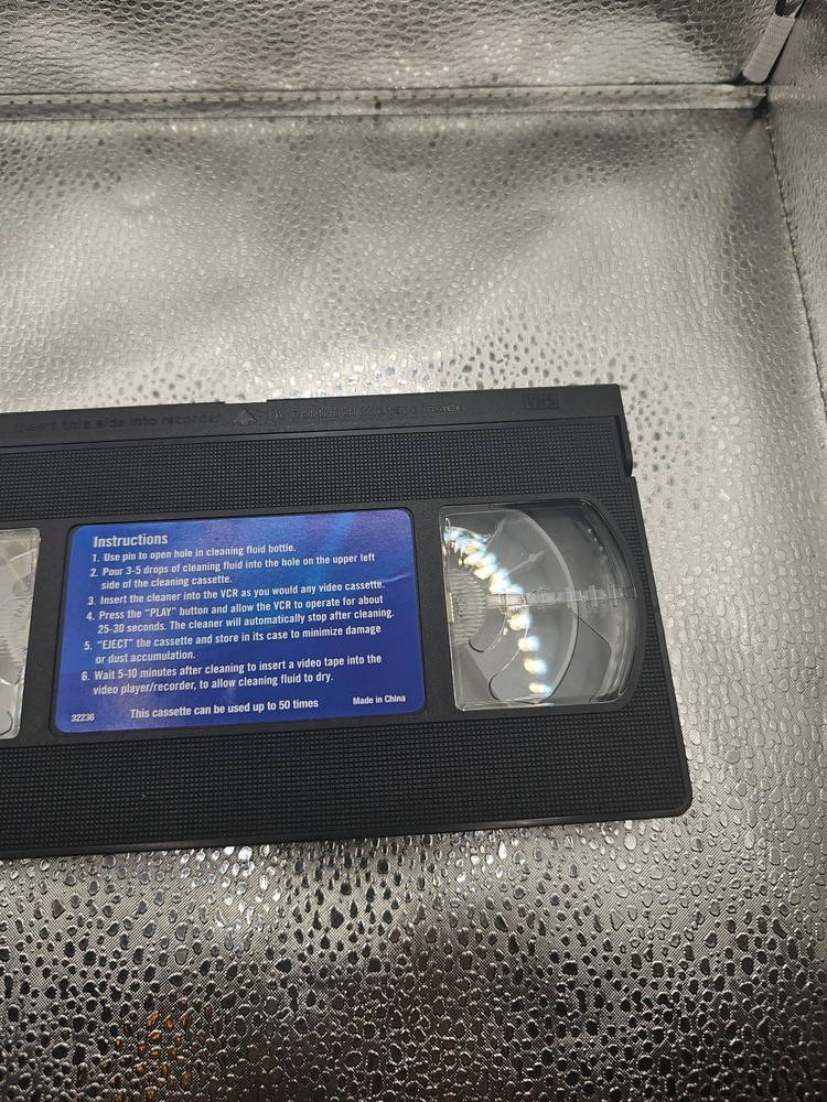 vhs head cleaner Tape Only
