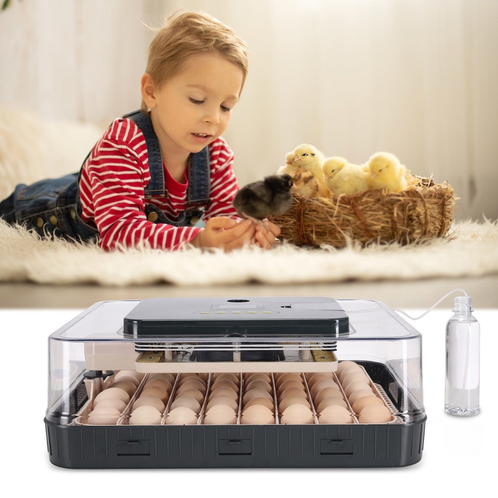 56 Egg Incubator for Hatching Eggs w/Automatic Egg Turning & Auto Humidification