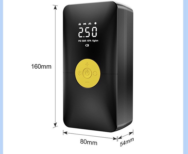 12v Digital Display intelligent Multifunctional Tire Inflator. Air Compressor