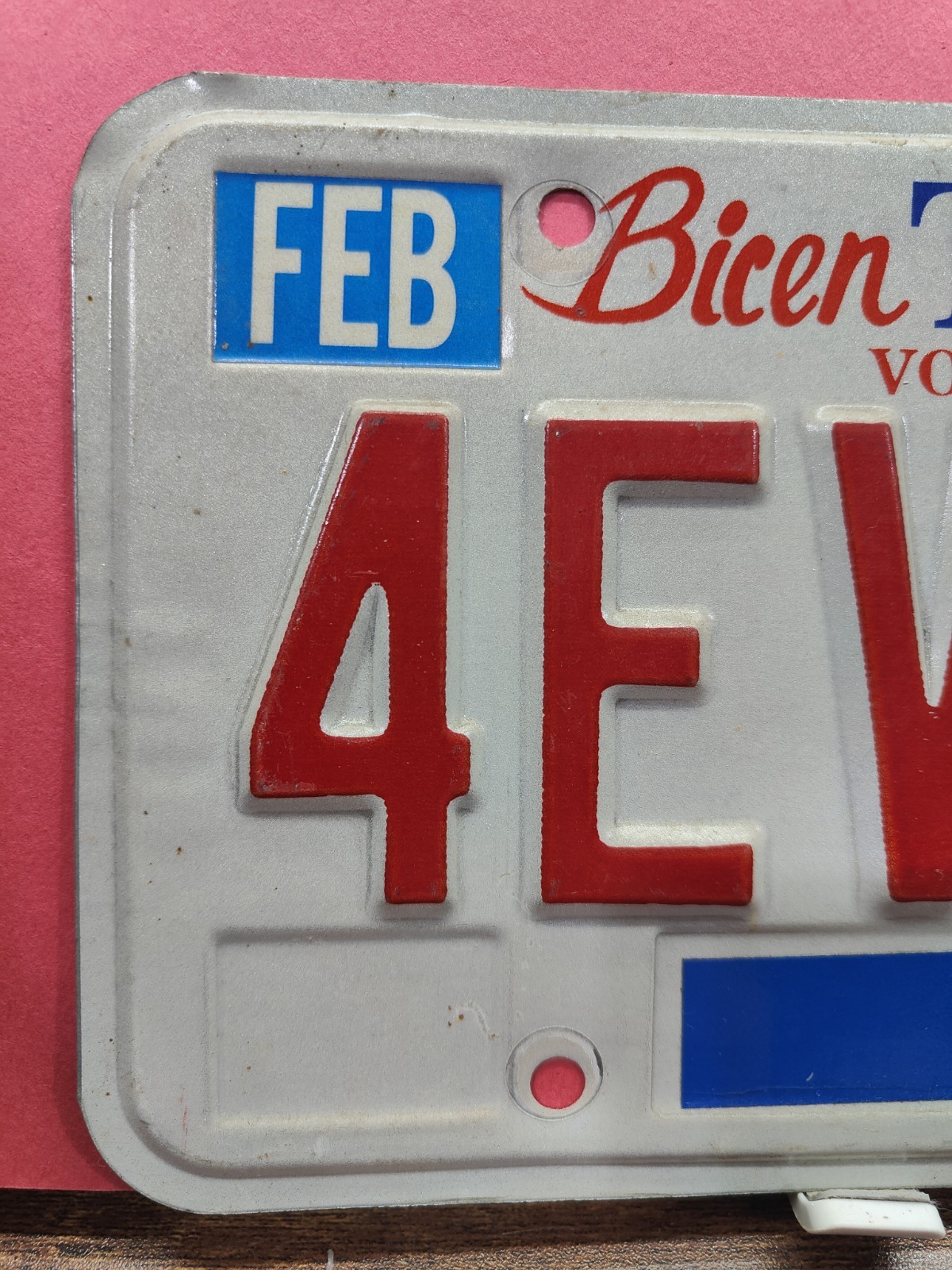 🟦Tennessee TN Tenn License Plate Tag Vanity 4 Ever 40 1995 Forty Four Cocke