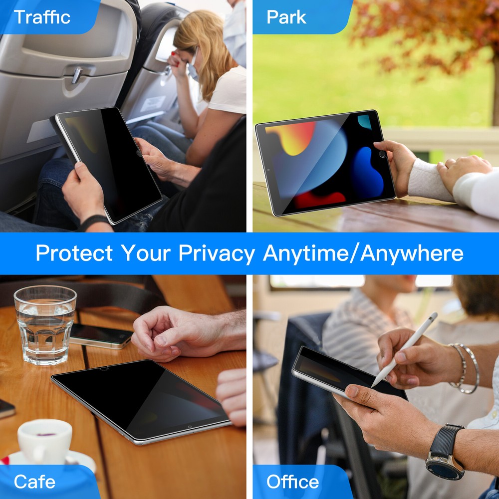 JETech Privacy Screen Protector for iPad 10.2-Inch (9th/8th/7th Generation)