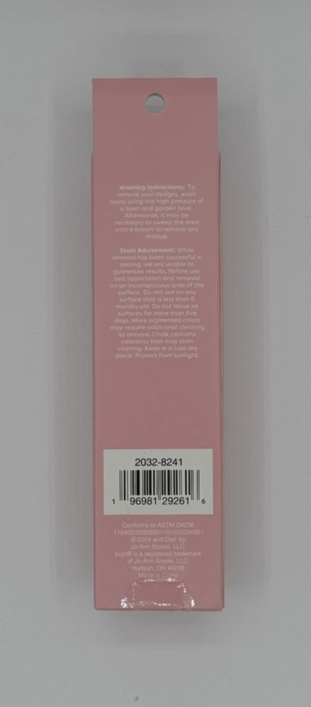 Pop! Macaroon Chalk Shapes Sidewalk Chalk