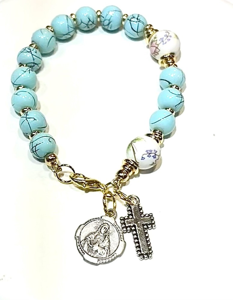 Handmade Rosary Child’s Bracelet