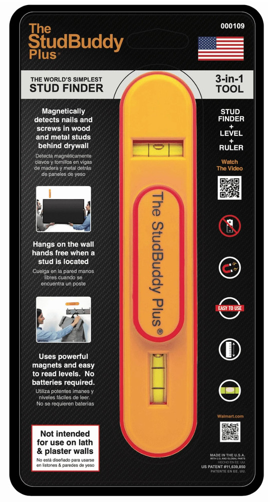 The Studbuddy plus Magnetic Stud Finder