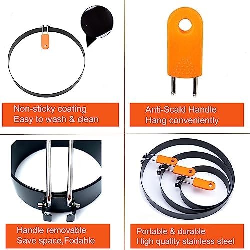 Pancake Ring Maker Non Stick Omelette