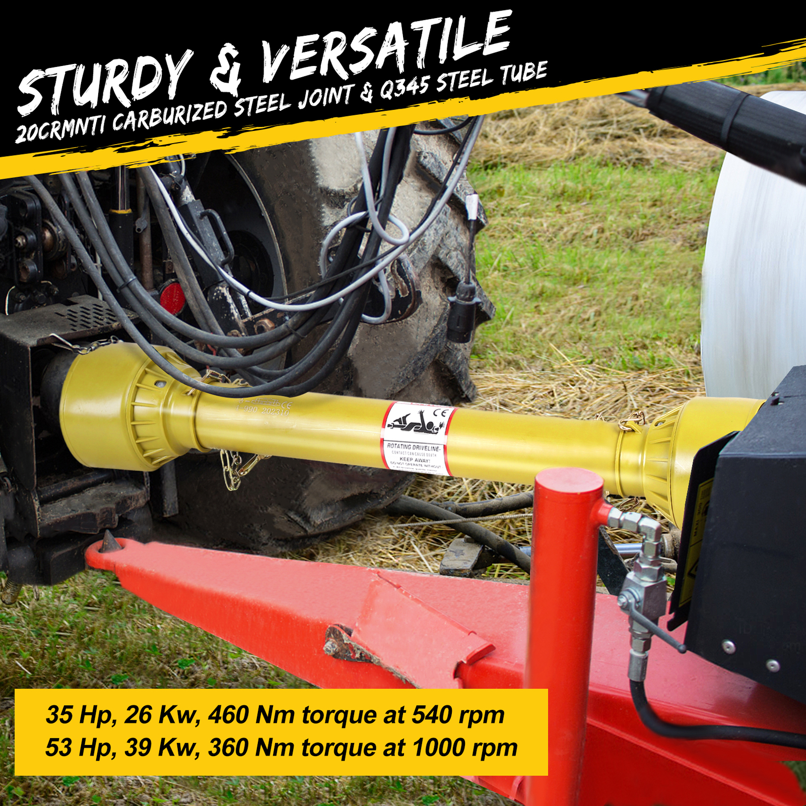 39"-55" Brush Hog PTO Shaft PTO Shaft for Bush Hog/Finish Mower/Rotary Cutter