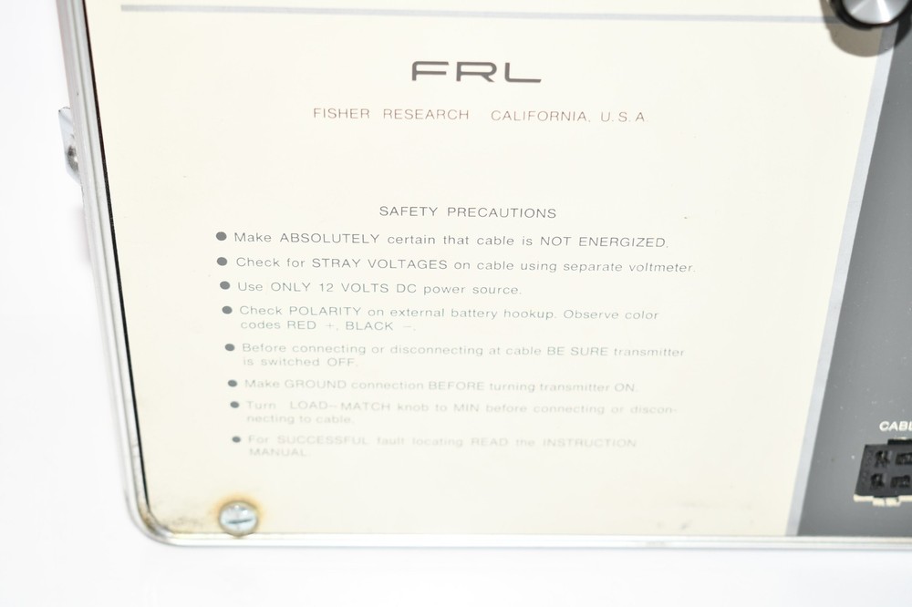 Fisher M-Scope PF-16 Cable-Fault Locator Transmitter