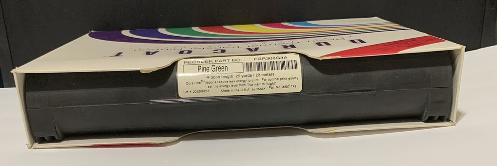 Gerber Edge Thermal Transfer Foil — Pine Green