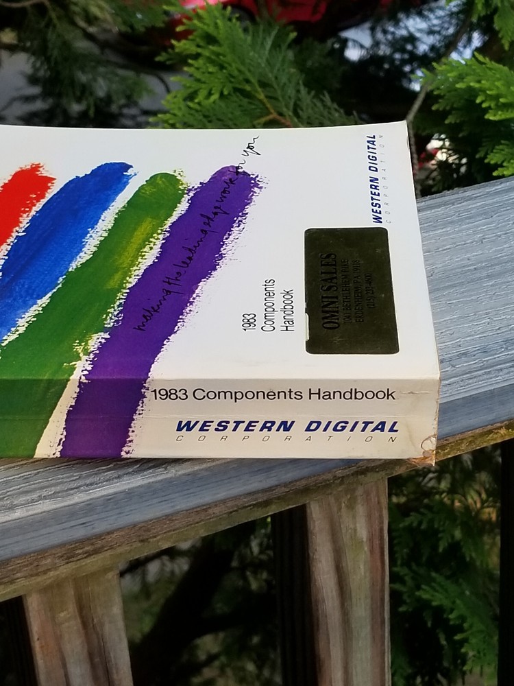 VINTAGE ELECTRONICS BOOK DATA 1983 WESTERN DIGITAL COMPONENTS HANDBOOK