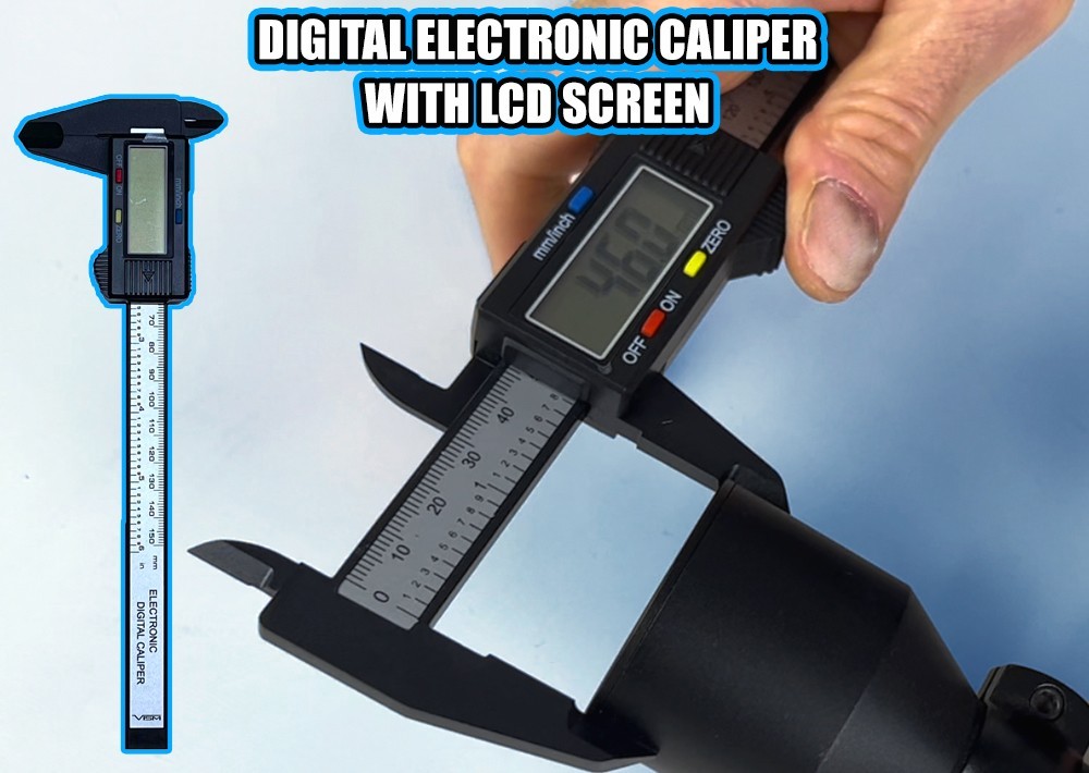 Electronic Measuring Caliper Tool w/ Digital Screen for Gunsmith Automotive Work