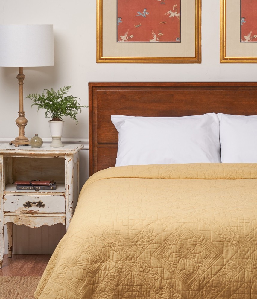 Asheville Cornsilk Full/Queen Quilt