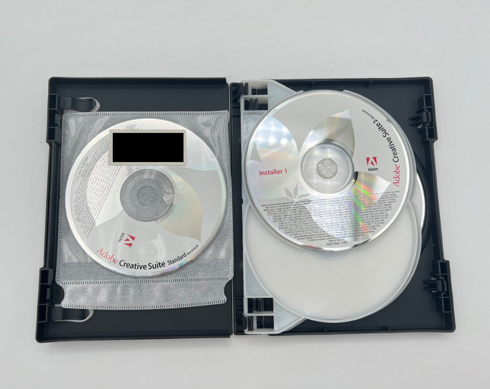 Adobe Creative Suite 2 CS2 Standard Mac Macintosh Disc Set Vintage Software