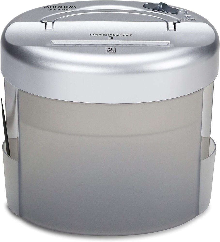 Versatile Desktop Paper Shredder with Automatic Start and Overheat Protection