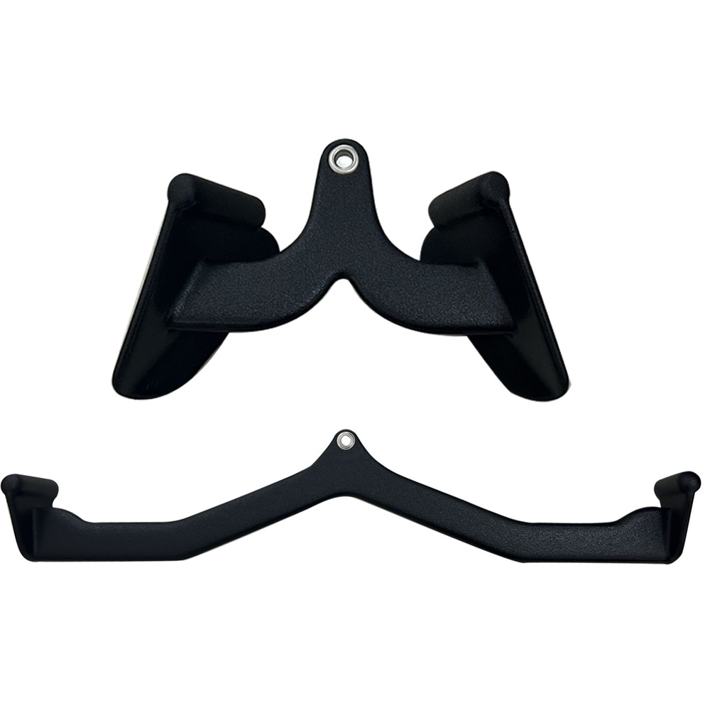 2PCS LAT Pulldown Bar Cable Machine Attachment Back Tricep Bar Strength Training