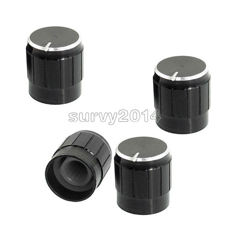 5PCS Useful Volume Control Rotary Knobs For 6mm Dia Potentiometer
