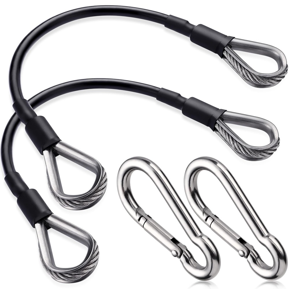 Gym Cable Extension 0.2" Thick Fitness Rope for LAT Tricep Pull Down