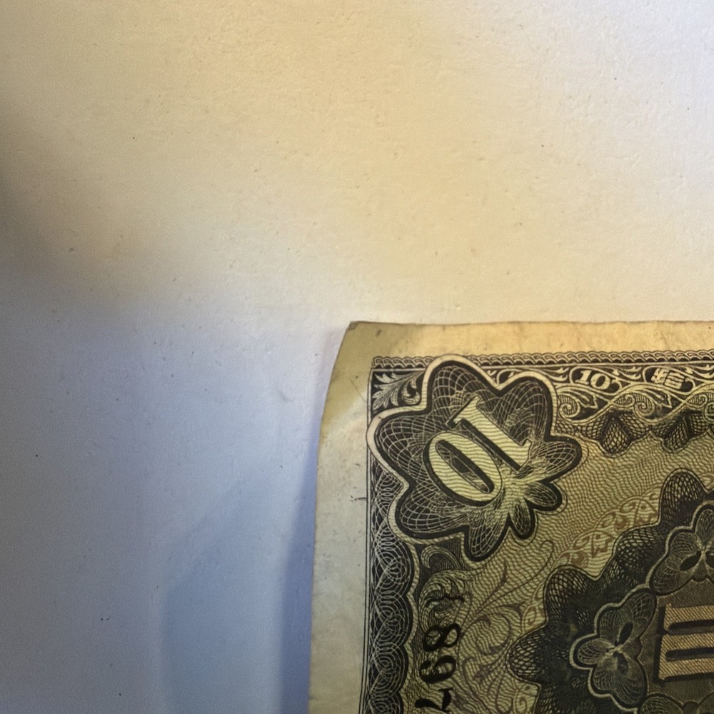 WW2 Japan, 10 Yen Currency Note Short Snorter.