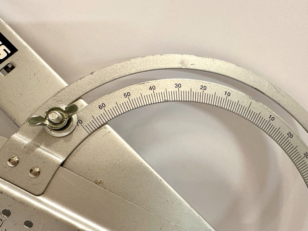 Tool Shop Metal Protractor