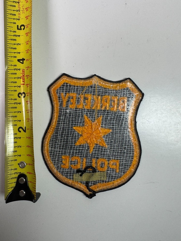 Berkeley Police California CA Patch N9