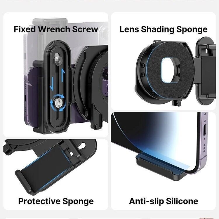 Ulanzi RT02 Portable Video Teleprompter Remote Control for Smartphone Camera