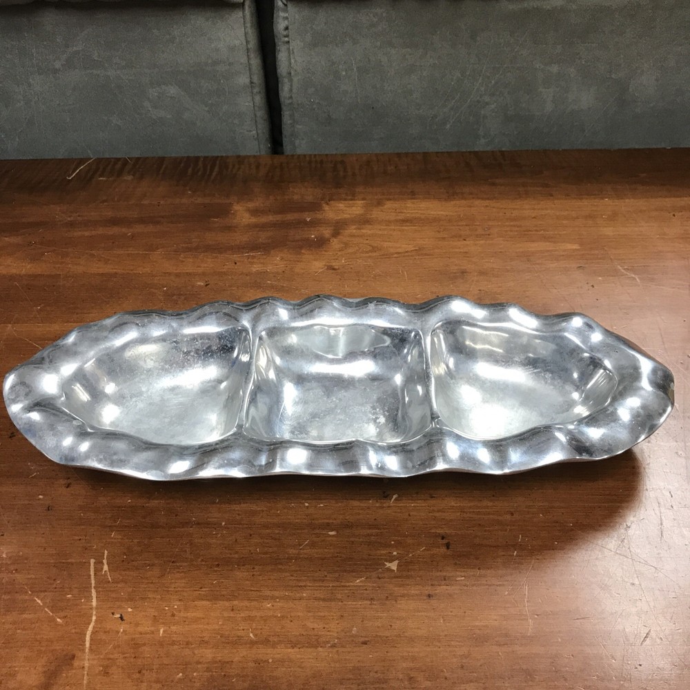 LENOX ORGANICS COLLECTION RUFFLE 3 PART SERVER DIP SET