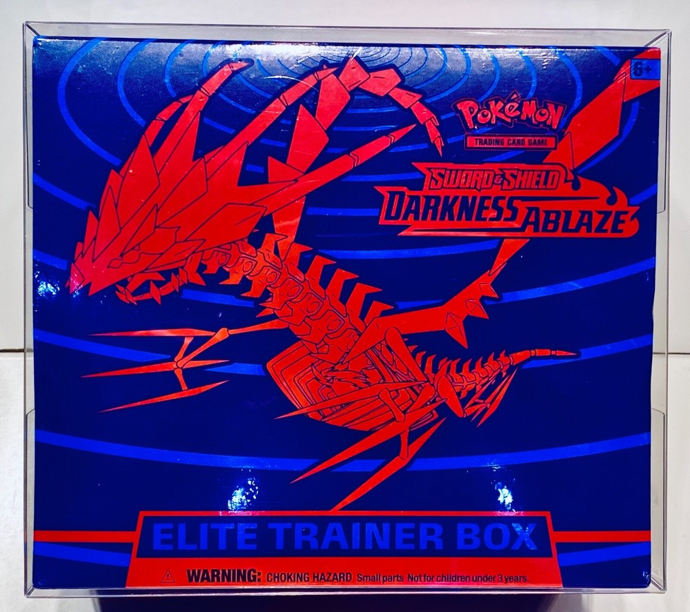 1 Box Protector For POKEMON ELITE TRAINER Boxes. ETB Clear Display Case