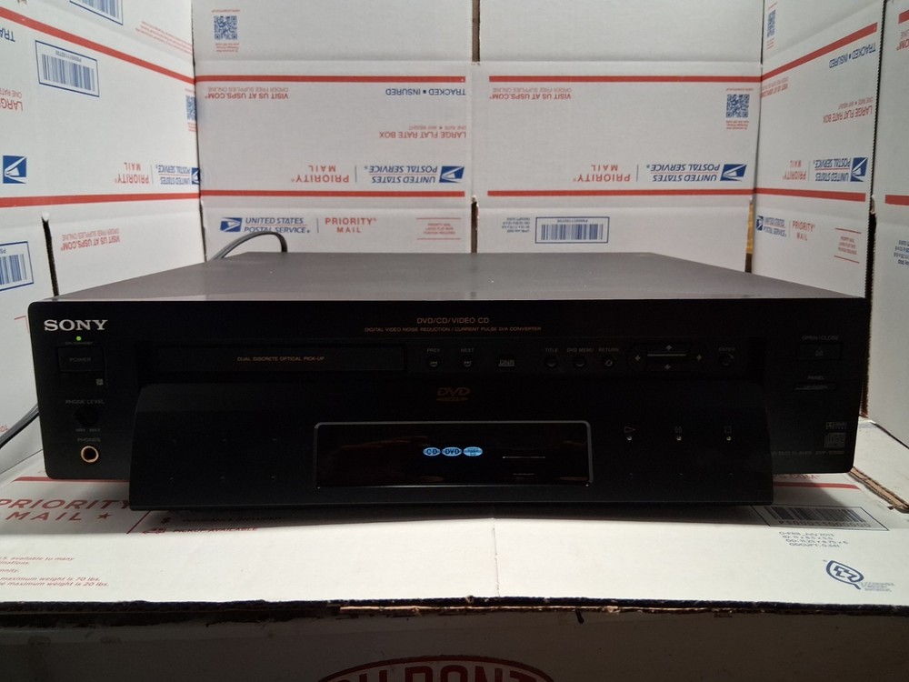 Sony DVP-S7000 CD/DVD Player With Working Remote
