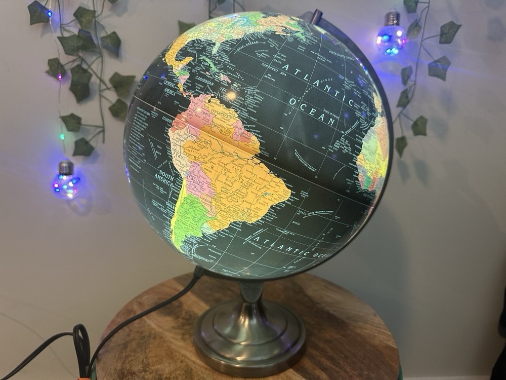 Black Repogle Starlight Series Light Up Globe Illuminated