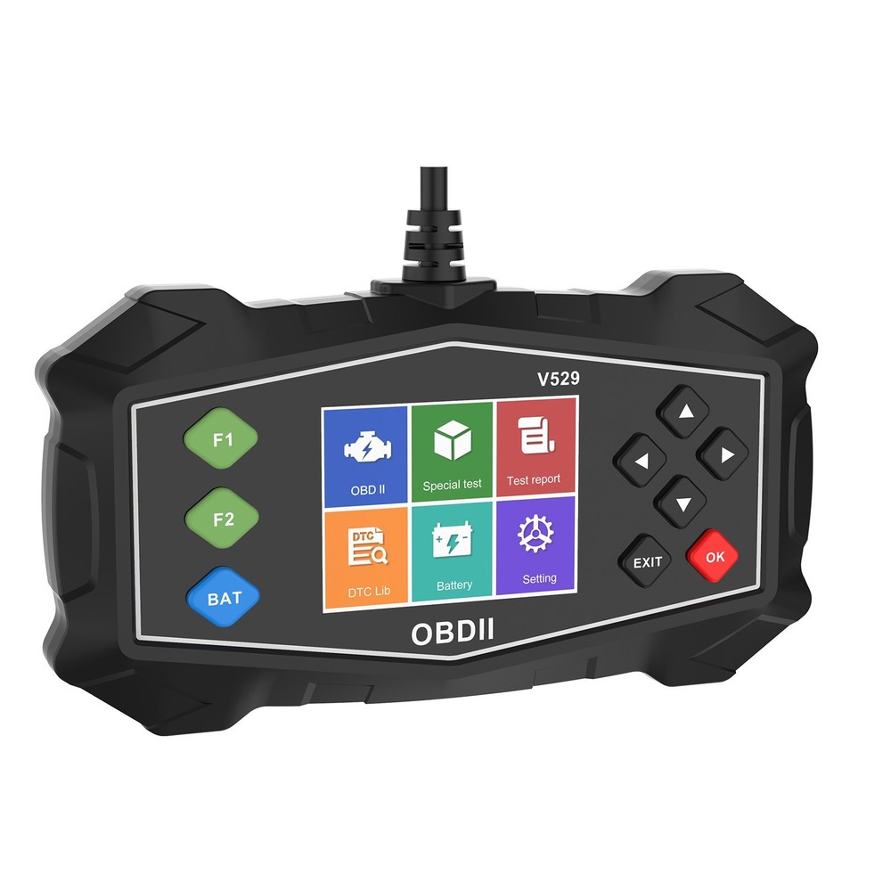 V529 OBD2 Scanner Car Diagnostic Scan Tool ABS Code Reader Battery VOLT Test