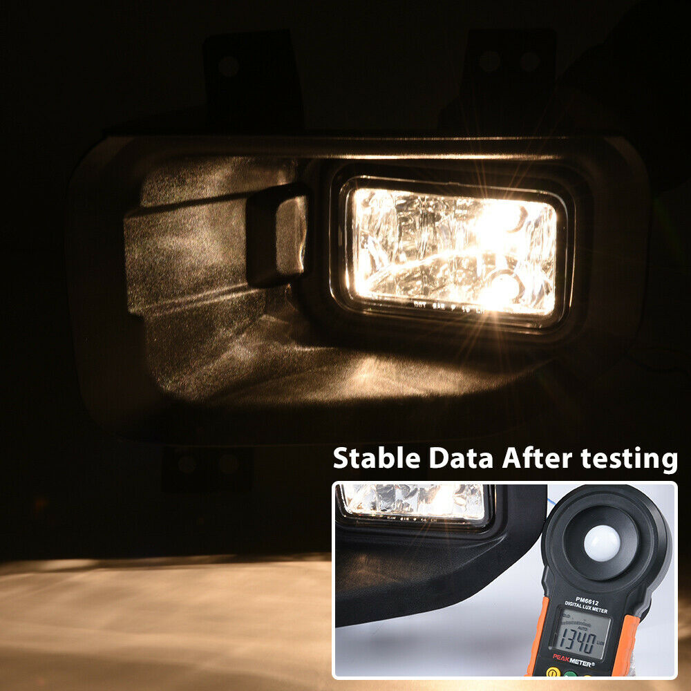 Fit For 2015-2017 Ford F-150 Clear Lens Front Bumper Fog Light Driving Lamps New