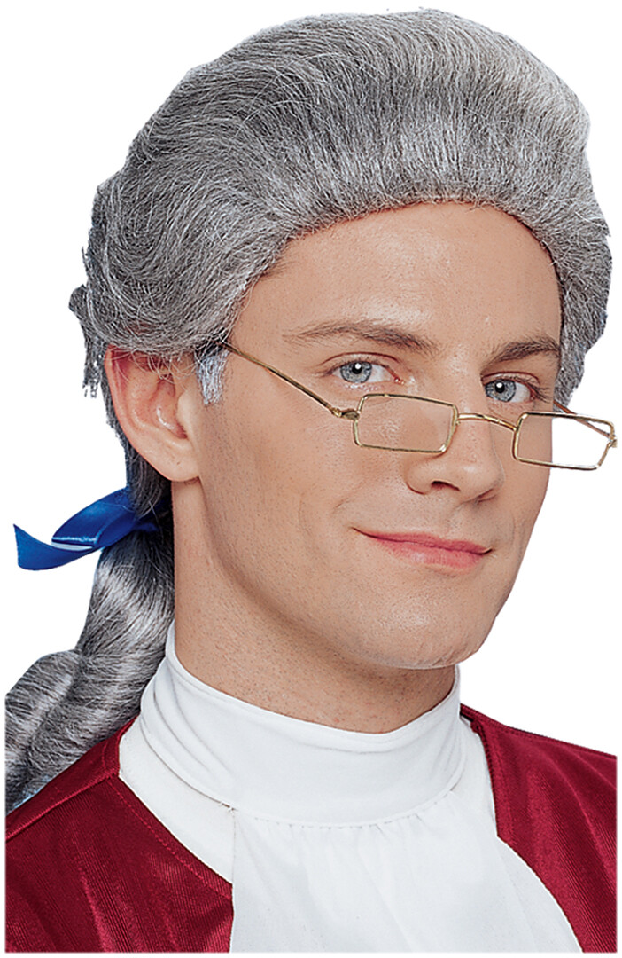 Wig Patriot Wig, Gaston Lumiere Colonial wig Duke Wig Gray, Black, or White wig